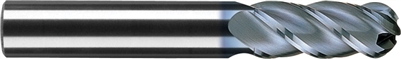 RobbJack - RJB-440-06 - B-440 4 Flute Tuffy Ball End Standard Length 40deg. Helix